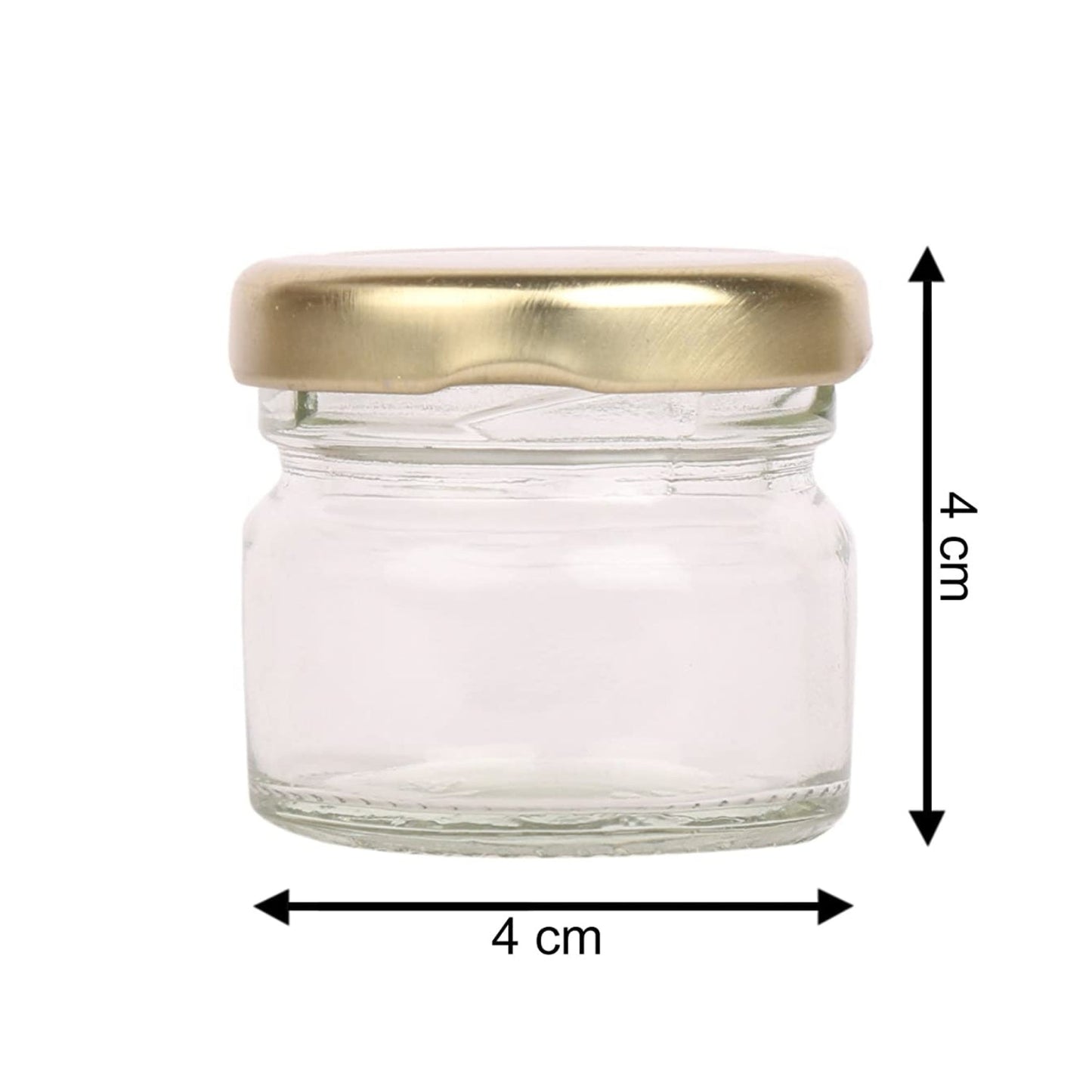 20ml Salsa Glass Jar with Golden Lid | Mini Candle Jar