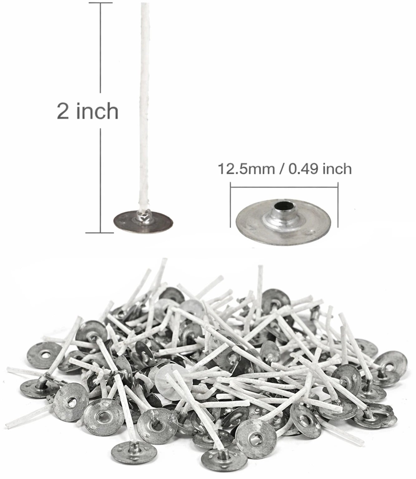 Cotton Candle Wicks 2 inch for Candle Making