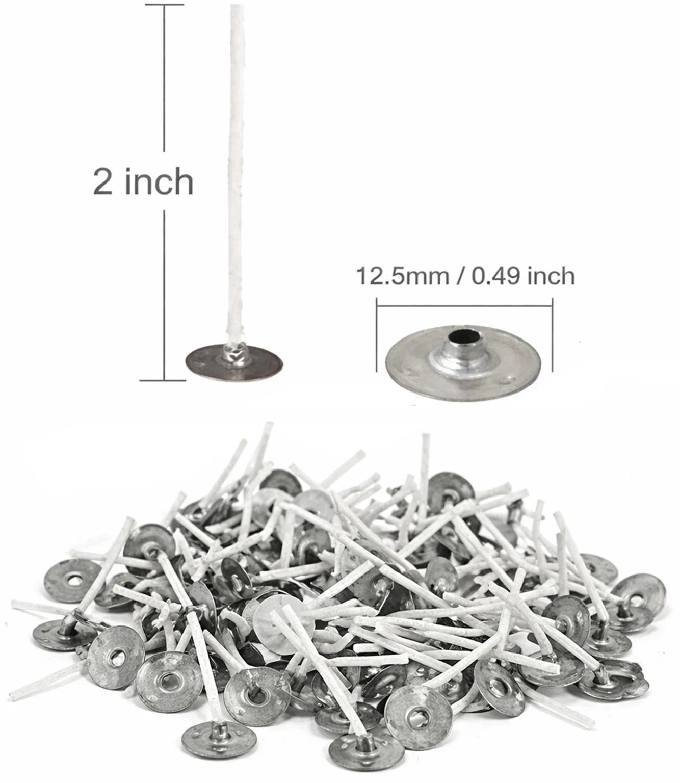 Cotton Candle Wicks 2 inch for Candle Making
