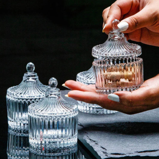Mini Dome Crystal Candle Jar – Decorative Candle Jar