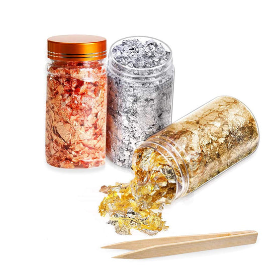 Foil Flakes for Candle Making | Decorative Metallic Flakes for DIY Candles